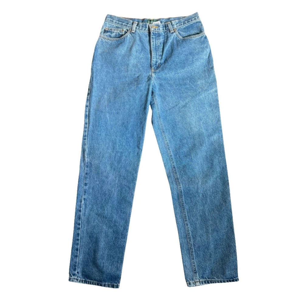VTG Y2K Ralph LAUREN JEANS CO. Straight Leg Jeans STONEWASHED Mid-Rise Cotton 8